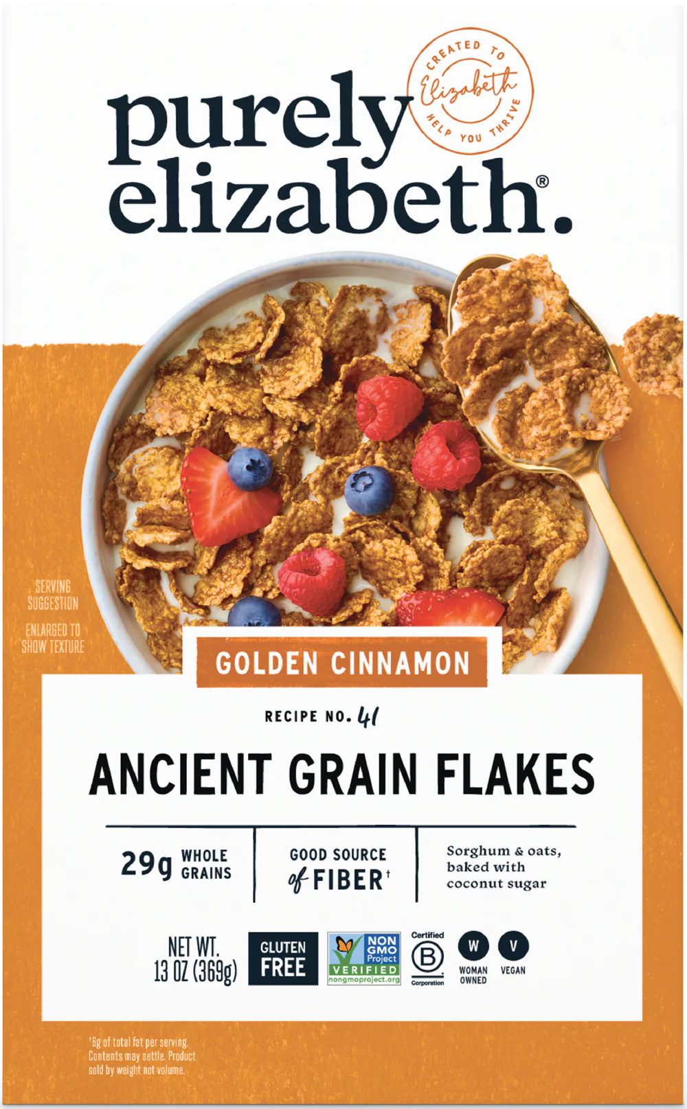 Golden Cinnamon Ancient Grain Flakes