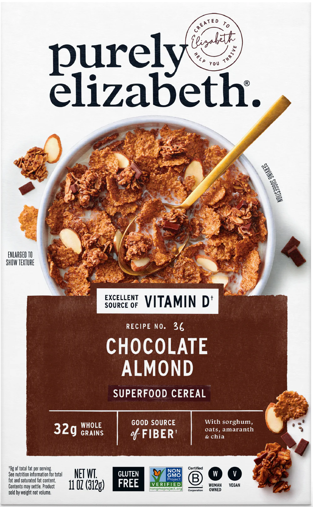 Chocolate Almond Superfood Cereal with Vitamin D